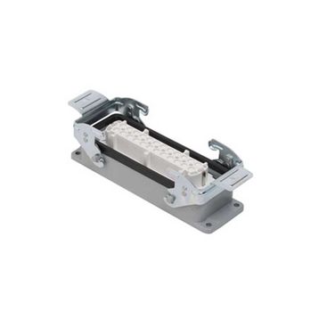 Mete Enerji 403040S 24x16A 24P+E 400V IP65 Alüminyum Gövdeli Metal Mandallı Makine Prizi