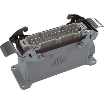 Mete Enerji 403047S 24x16A 24P+E 400V IP65 Alüminyum Gövdeli Metal Mandallı Duvar Fişi