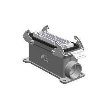 Mete Enerji 403047S 24x16A 24P+E 400V IP65 Alüminyum Gövdeli Metal Mandallı Duvar Fişi