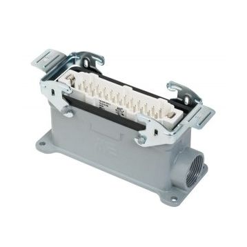 Mete Enerji 403047S 24x16A 24P+E 400V IP65 Alüminyum Gövdeli Metal Mandallı Duvar Fişi