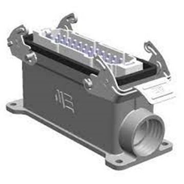 Mete Enerji 403047S 24x16A 24P+E 400V IP65 Alüminyum Gövdeli Metal Mandallı Duvar Fişi