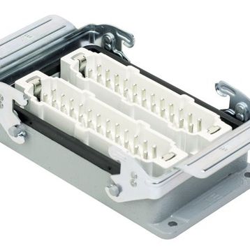 Mete Enerji 403061S 48x16A 48P+E 400V IP65 Alüminyum Gövdeli Metal Mandallı Makine Fişi