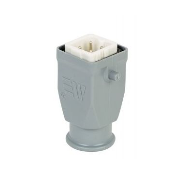 Mete Enerji 403073 4x10A 3P+E 220-240V IP65 Plastik Gövdeli Fiş