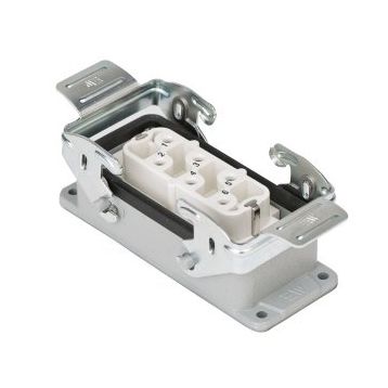Mete Enerji 403100S 6x35A 6P+E 400-690V IP65 Alüminyum Gövdeli Metal Mandallı Makine Prizi