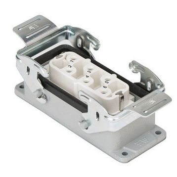 Mete Enerji 403100S 6x35A 6P+E 400-690V IP65 Alüminyum Gövdeli Metal Mandallı Makine Prizi