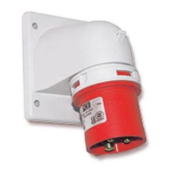 Mete Enerji 406222V 5x32A Ip44 Eğik Vidalı Bağlantı Makine Fişi