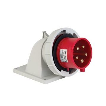 Mete Enerji 406224V 5x32A Ip67 Eğik Vidalı Bağlantı Makine Fişi