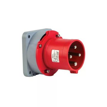 Mete Enerji 406229 4x63A 3P+E 6h/50-60Hz 380-415 Watt IP44 Cee Norm Pilot Kontaklı Düz Makine Fişi