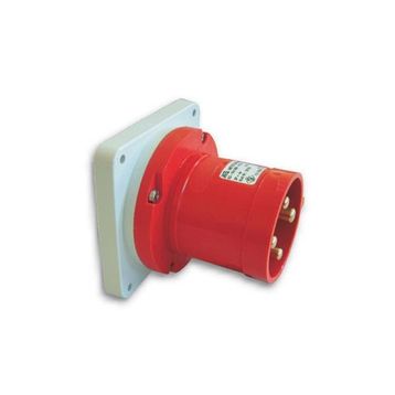 Mete Enerji 406229 4x63A 3P+E 6h/50-60Hz 380-415 Watt IP44 Cee Norm Pilot Kontaklı Düz Makine Fişi