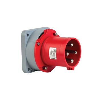 Mete Enerji 406229 4x63A 3P+E 6h/50-60Hz 380-415 Watt IP44 Cee Norm Pilot Kontaklı Düz Makine Fişi
