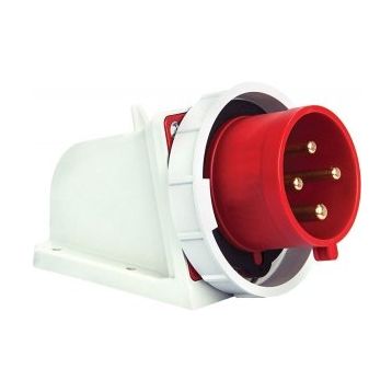 Mete Enerji 406311V 4x32A 3P+E 6h/50-60Hz 380-415 Watt IP44 Cee Norm Vida Bağlantılı Eğik Gövdeli Duvar Fişi