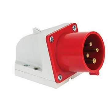 Mete Enerji 406311V 4x32A 3P+E 6h/50-60Hz 380-415 Watt IP44 Cee Norm Vida Bağlantılı Eğik Gövdeli Duvar Fişi