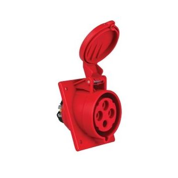 Mete Enerji 406517V 4x32A 3P+E 6h/50-60Hz 380 415 Watt IP44 Cee Norm Vida Bağlantılı Eğik Makine Prizi