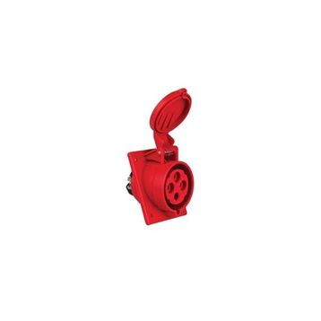 Mete Enerji 406517V 4x32A 3P+E 6h/50-60Hz 380 415 Watt IP44 Cee Norm Vida Bağlantılı Eğik Makine Prizi