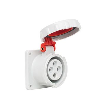 Mete Enerji T13739V 4x32A 3P+E 6h/50-60Hz 380-415V IP67 Cee Norm Vida Bağlantılı Düz Makine Prizi