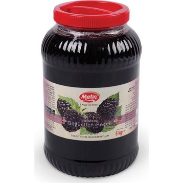 Metin 5000 gr Böğürtlen Reçeli