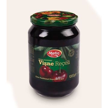 Metin Vişne Reçeli 1000 gr Cam Kavanoz