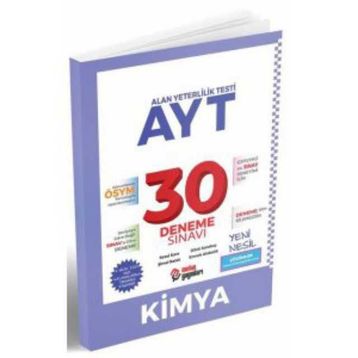 Metin Yayınları AYT Kimya 30 Deneme Sınavı