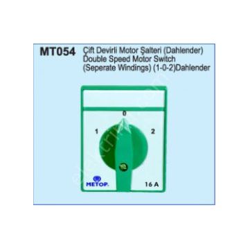 Metop MT054 16A Çift Devirli Motor Şalteri