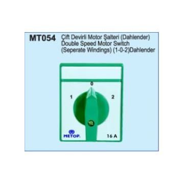 Metop MT054 16A Çift Devirli Motor Şalteri