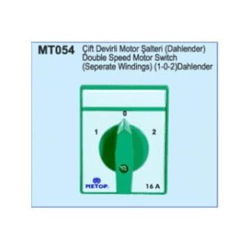 Metop MT054 25A Çift Devirli Yıldız Motor Şalteri