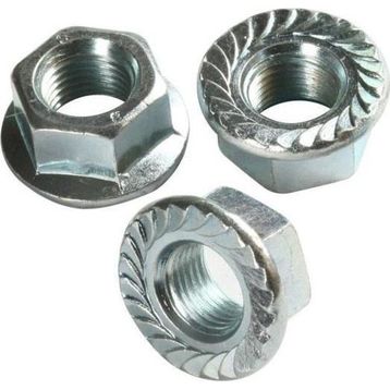 Metrik 10 mm 20 Adet Pullu Flanşlı Somun