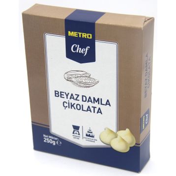 Metro Chef 250 gr Beyaz Damla Çikolata