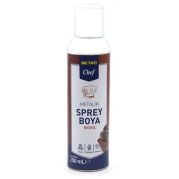 Metro Chef Metalik Sprey Boya Gümüş 250 ml