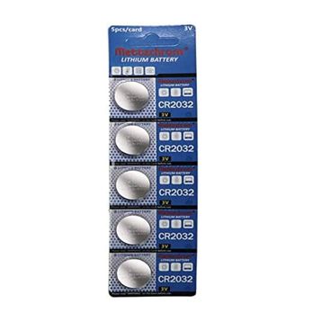 Mettzchrom CR2032 5 Adet 3 V Şeker Ölçüm Cihazı Pili
