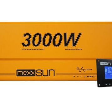 Mexxsun 12V 3000W Remote Ekran Tam Sinüs UPS