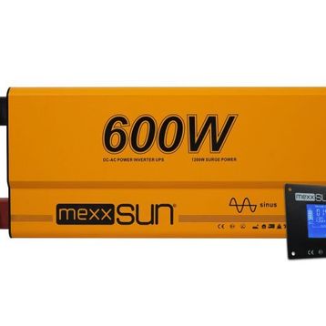Mexxsun 12V 600W Remote Ekran Tam Sinüs UPS