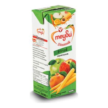 Meysu 200 ml Dinamik Karışık Meyve Suyu (27 adet)