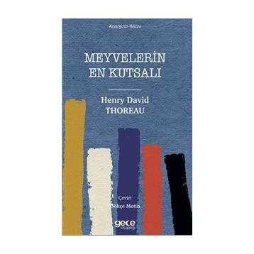 Meyvelerin En Kutsalı - Henry David Thoreau