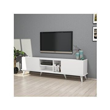 Mezza 1320 Elegante 180 cm Beyaz Tv Ünitesi