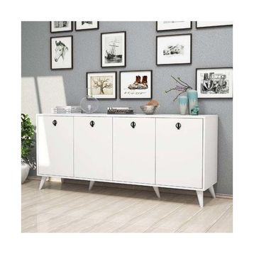 Mezza 1614 180 cm Elite Beyaz Modern Konsol