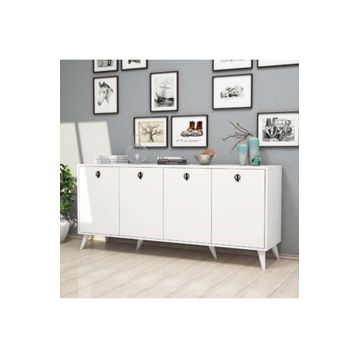 Mezza 1614 180 cm Elite Beyaz Modern Konsol