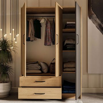 Mezza 3508 Grande Modern 3 Kapılı Gardrop