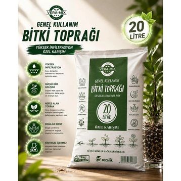 MF Botanik Vera Genel Kullanım 20 lt İthal Bitki Toprağı