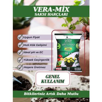 MF Botanik Vera Genel Kullanım 20 lt İthal Bitki Toprağı
