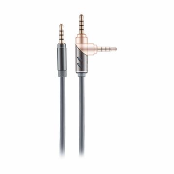 MF Product Acoustic 0209 Gri Dönebilen Uçlu Aux Kablo
