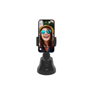 MF Product Fit N Joy 0547 Siyah 360 Derece Smart Gimbal Yüz Takip Telefon Tutucu