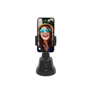 MF Product Fit N Joy 0547 Siyah 360 Derece Smart Gimbal Yüz Takip Telefon Tutucu