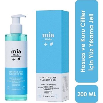 Mia Klinika 4x200 ml Hassas ve Kuru Ciltler İçin Yüz Yıkama Jeli