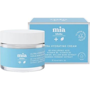 Mia Klinika 72 Saat Etkili 50 ml Su Bazlı Yoğun Nemlendirici Krem