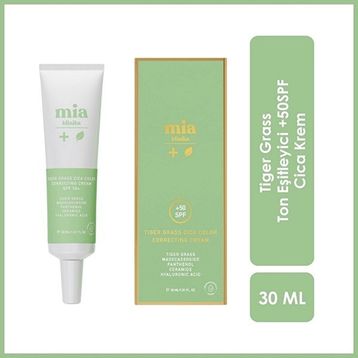 Mia Klinika Tiger Grass Ton Eşitleyici 50 SPF 30 ml Cica Krem