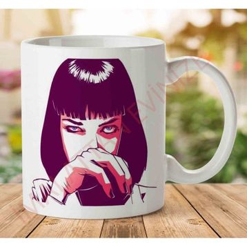 Mia Wallace Pulp Fiction Baskılı Kupa