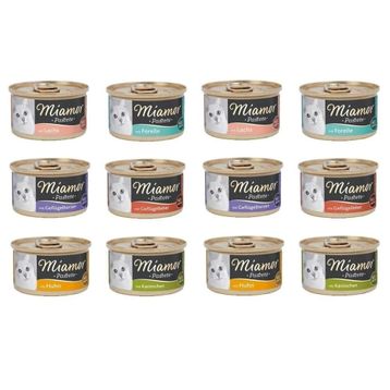 Miamor 12x80 gr 6 Çeşit Karma Kedi Konserve