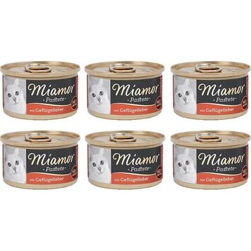 Miamor Pastete Ciğerli Konserve Yetişkin 6x85 gr Kedi Maması