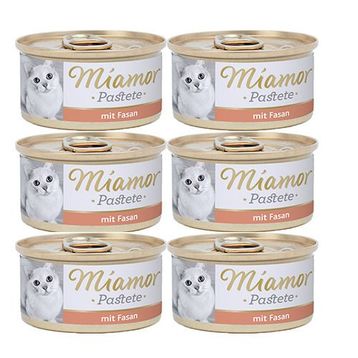 Miamor Pastete Sülün Etli Yetişkin 6 x 85 gr Konserve Kedi Maması