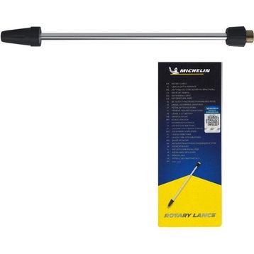 Michelin MPX47015 Basınçlı Yıkama Makinesi Tabancası İçin Pirinç Alaşımlı Mızrak ve Döner Su Püskürtme Başlığı